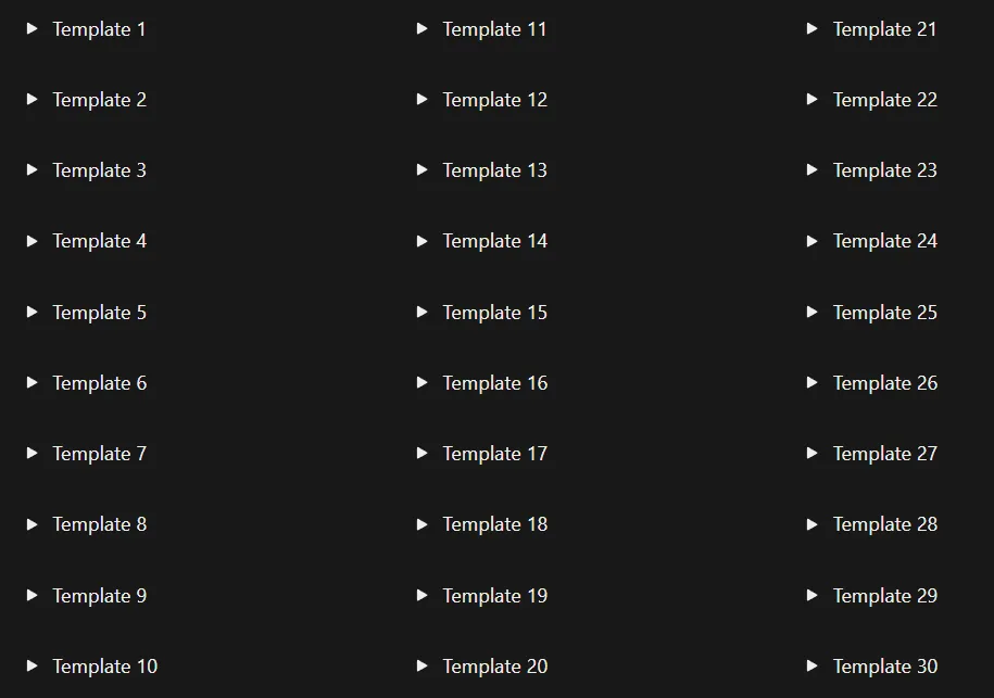90 plug-and-play templates