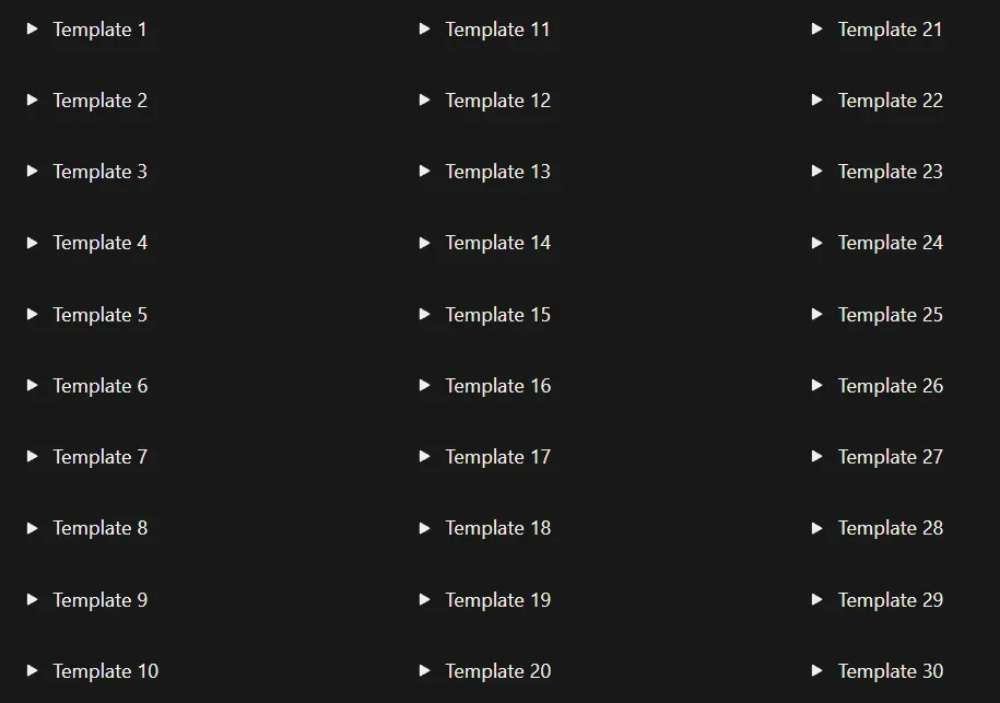 90 plug-and-play templates